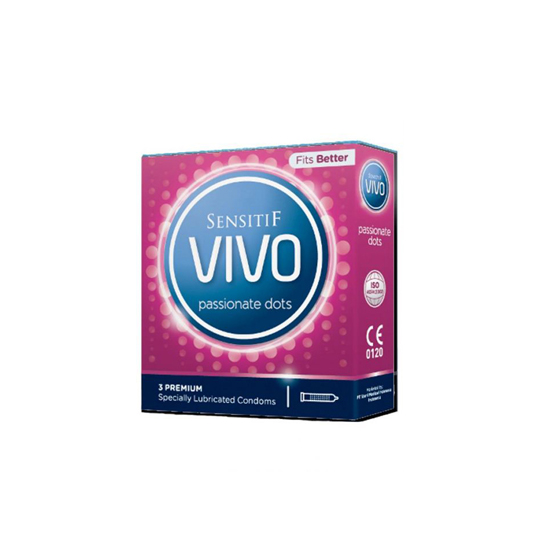 SENSITIF VIVO PASSIONATE DOTS 3 PIECES SENSITIF VIVO PASSIONATE DOTS 3 PIECES
