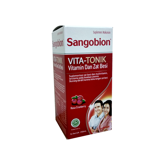 SANGOBION VITA-TONIK CRANBERY 250 ML SANGOBION VITA-TONIK CRANBERY 250 ML