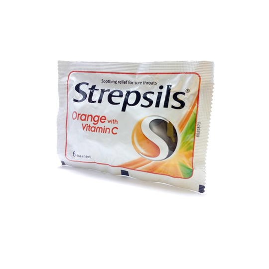 STREPSIL VITAMIN C ORANGE 8 TABLET STREPSIL VITAMIN C ORANGE 8 TABLET