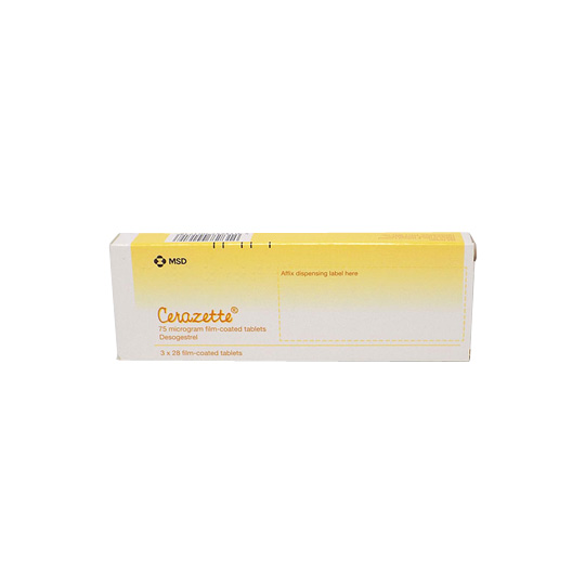 CERAZETTE 75 MCG 28 TABLET CERAZETTE 75 MCG 28 TABLET