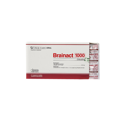 BRAINACT 1000 MG 10 KAPLET BRAINACT 1000 MG 10 KAPLET