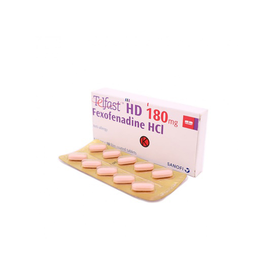 TELFAST HD 180 MG 10 TABLET TELFAST HD 180 MG 10 TABLET