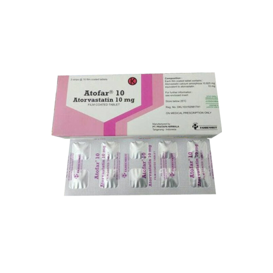 ATOFAR 10 MG 10 TABLET ATOFAR 10 MG 10 TABLET