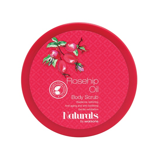 WATSONS NATURALS ROSEHIP OIL BODY SCRUB 200 GR WATSONS NATURALS ROSEHIP OIL BODY SCRUB 200 GR
