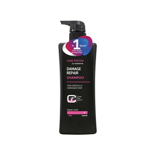 WATSONS HAIR SYSTEM DAMAGE REPAIR SHAMPOO 500ML WATSONS HAIR SYSTEM DAMAGE REPAIR SHAMPOO 500ML