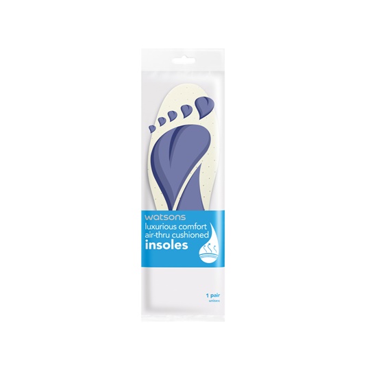 WATSONS LUX COMFORT AIR CUSHION INSOLE 1 PAIR WATSONS LUX COMFORT AIR CUSHION INSOLE 1 PAIR