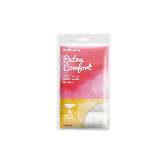 WATSONS DISPOSABLE UNDERWEAR SPUNLACE LADIES 5 PIECES WATSONS DISPOSABLE UNDERWEAR SPUNLACE LADIES 5 PIECES