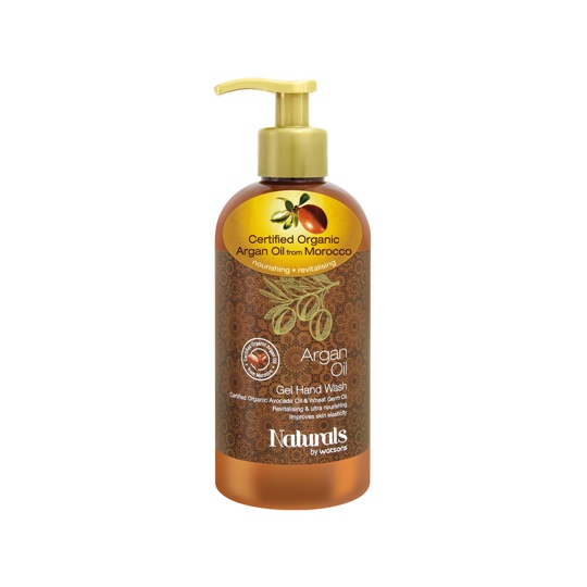 WATSONS NATURALS ARGAN OIL GEL HAND WASH 400ML WATSONS NATURALS ARGAN OIL GEL HAND WASH 400ML