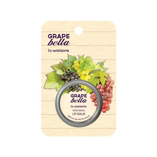 WATSONS GRAPE BELLA MOISTURISER LIP BALM WATSONS GRAPE BELLA MOISTURISER LIP BALM