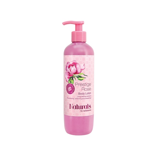 WATSONS NATURALS PRESTIGE ROSE BODY LOTION 490ML WATSONS NATURALS PRESTIGE ROSE BODY LOTION 490ML