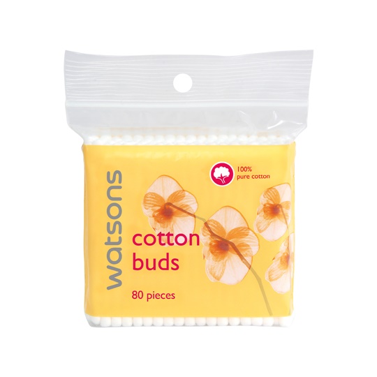 WATSONS COTTON BUDS 80 PIECES WATSONS COTTON BUDS 80 PIECES