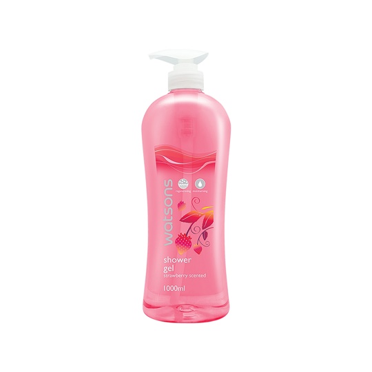 WATSONS STRAWBERRY SCENTED SHOWER GEL 1L WATSONS STRAWBERRY SCENTED SHOWER GEL 1L