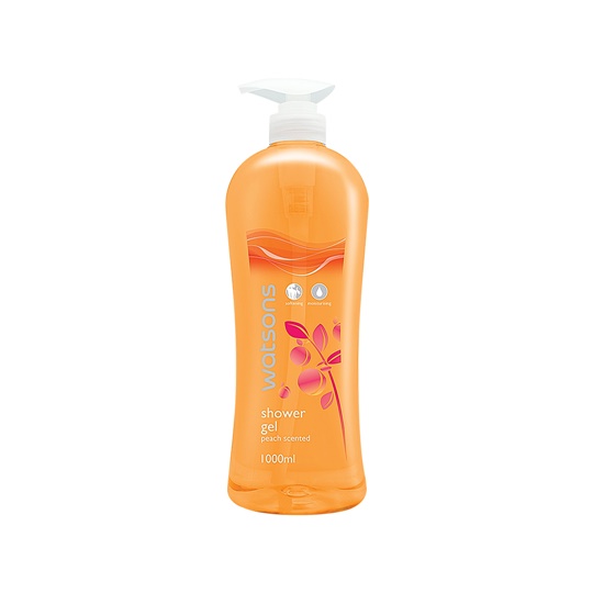 WATSONS PEACH SCENTED SHOWER GEL 1L WATSONS PEACH SCENTED SHOWER GEL 1L