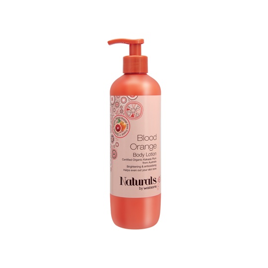 WATSONS NATURALS BLOOD ORANGE BODY LOTION 490ML WATSONS NATURALS BLOOD ORANGE BODY LOTION 490ML