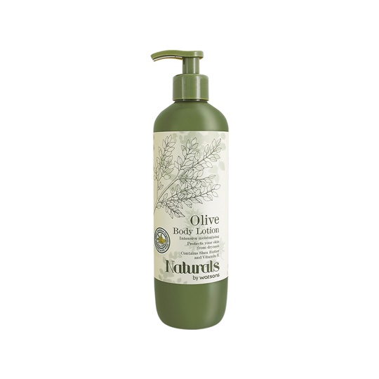 WATSONS NATURALS OLIVE BODY LOTION 490 ML WATSONS NATURALS OLIVE BODY LOTION 490 ML