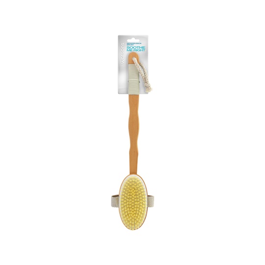 WATSONS WOODEN BATH BRUSH WITH NATURAL BRISTLE WATSONS WOODEN BATH BRUSH WITH NATURAL BRISTLE