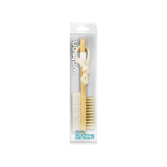 WATSONS FOOT BRUSH & PUMICE WITH NATURAL BRISTLE WATSONS FOOT BRUSH & PUMICE WITH NATURAL BRISTLE