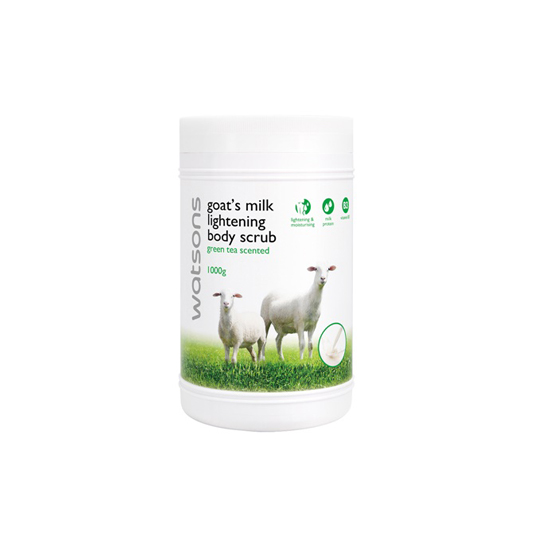 WATSONS GOAT'S MILK BODY SCRUB GREEN TEA 1000 ML WATSONS GOAT'S MILK BODY SCRUB GREEN TEA 1000 ML