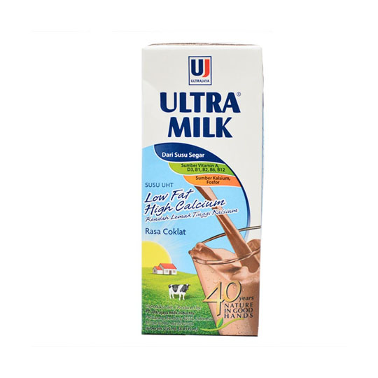 ULTRA MILK UHT LOW FAT COKLAT 250ML ULTRA MILK UHT LOW FAT COKLAT 250ML