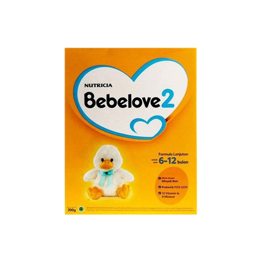 BEBELOVE 2 6-12 BULAN 200 GR BEBELOVE 2 6-12 BULAN 200 GR