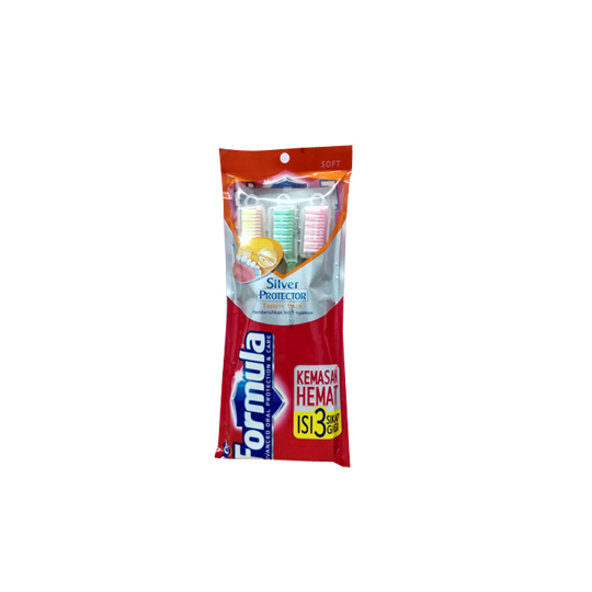 FORMULA SIKAT GIGI SILVER PROTECTOR TRENDY ISI 3 FORMULA SIKAT GIGI SILVER PROTECTOR TRENDY ISI 3