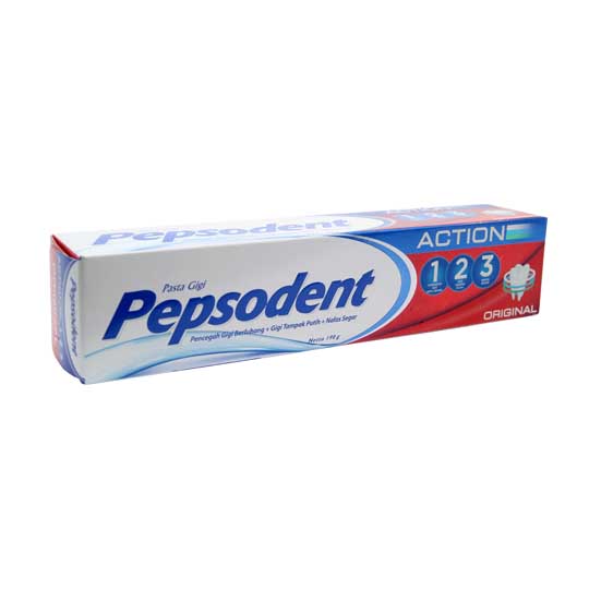 PEPSODENT TOOTH PASTE ACTION 123 ORIGINAL 190 GR PEPSODENT TOOTH PASTE ACTION 123 ORIGINAL 190 GR