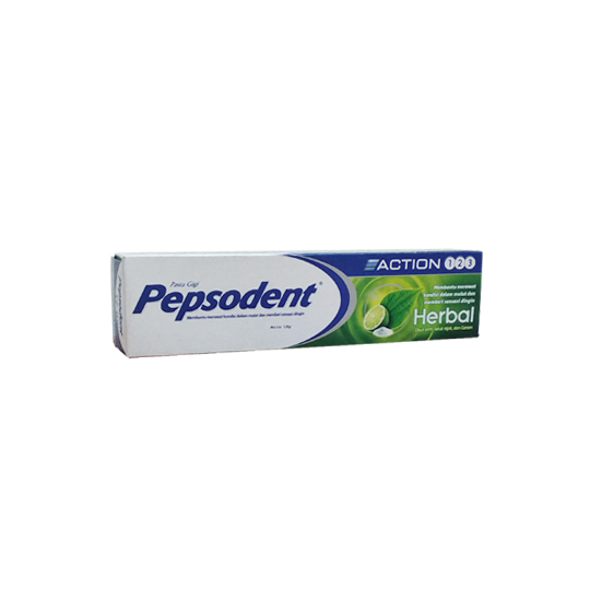 PEPSODENT TOOTH PASTE ACTION 123 HERBAL 120 GR PEPSODENT TOOTH PASTE ACTION 123 HERBAL 120 GR