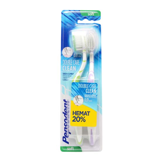 PEPSODENT SIKAT GIGI DOUBLE CARE CLEAN PEPSODENT SIKAT GIGI DOUBLE CARE CLEAN