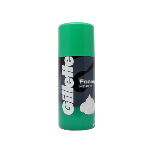 GILLETE FOAMY MENTHOL 175 GR GILLETE FOAMY MENTHOL 175 GR