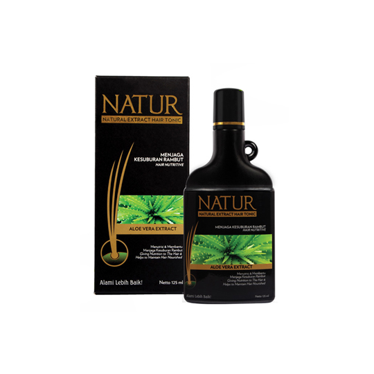 NATUR HAIR TONIK EKSTRAK ALOE VERA 125ML NATUR HAIR TONIK EKSTRAK ALOE VERA 125ML
