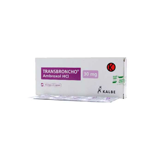 Transbroncho 30 mg 10 Tablet Transbroncho 30 mg 10 Tablet