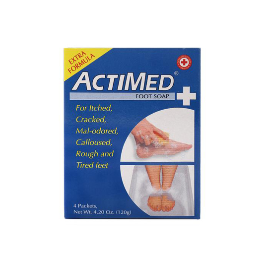 ACTIMED FOOT SOAP 4 PACK ACTIMED FOOT SOAP 4 PACK