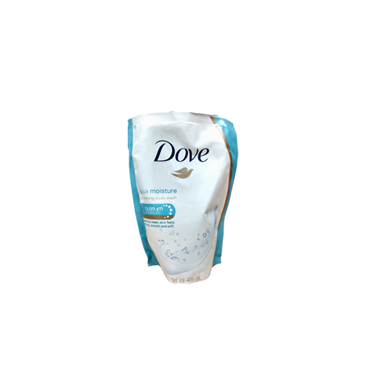 DOVE BODY WASH AQUA MOISTURE REFILL 400ML DOVE BODY WASH AQUA MOISTURE REFILL 400ML