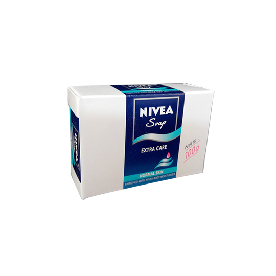 NIVEA SOAP EXTRA CARE NORMAL SKIN 100GR NIVEA SOAP EXTRA CARE NORMAL SKIN 100GR