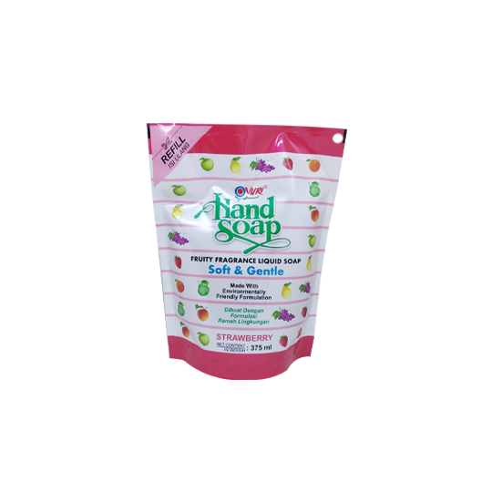 YURI HAND SOAP POUCH STRAWBERRY 375ML YURI HAND SOAP POUCH STRAWBERRY 375ML