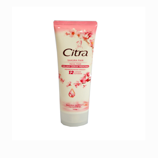 CITRA FACIAL FOAM SAKURA FAIR 100G CITRA FACIAL FOAM SAKURA FAIR 100G