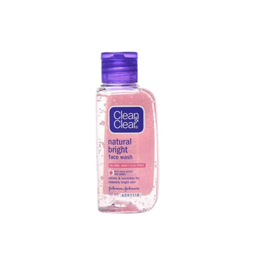 CLEAN & CLEAR NATURAL BRIGHT FACE WASH 50ML CLEAN & CLEAR NATURAL BRIGHT FACE WASH 50ML