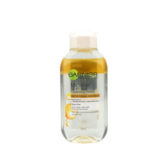 GARNIER MICELLAR OIL INFUSED CLEANSING WATER 125ML GARNIER MICELLAR OIL INFUSED CLEANSING WATER 125ML