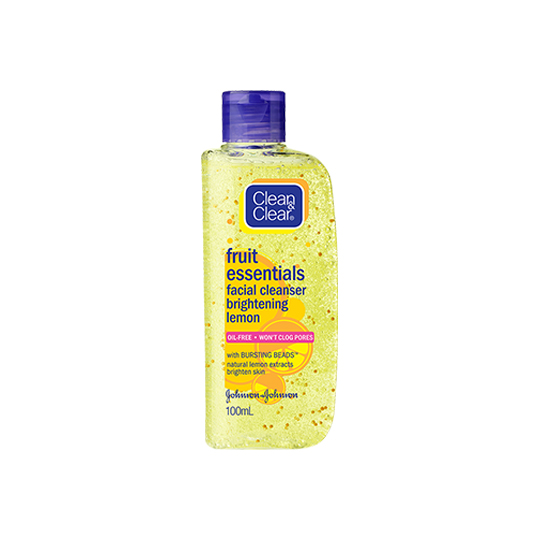 Clean & Clear Fruit Essential Facial Cleanser Lemon 100 ml Clean & Clear Fruit Essential Facial Cleanser Lemon 100 ml