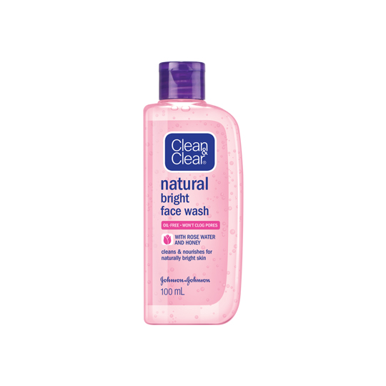 CLEAN & CLEAR FACE WASH NATURAL BRIGHT 100ML CLEAN & CLEAR FACE WASH NATURAL BRIGHT 100ML