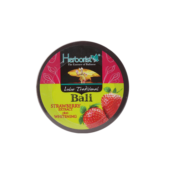 HERBORIST LULUR WHITE STRAWBERRY 100G HERBORIST LULUR WHITE STRAWBERRY 100G