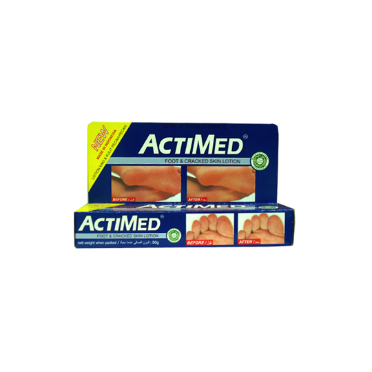 ACTIMED FOOT & CRACKED LOTION 50G ACTIMED FOOT & CRACKED LOTION 50G