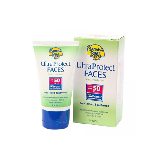 BANANA BOAT SUNSCREEN LOTION ULTRAFACE SPF 50 60ML BANANA BOAT SUNSCREEN LOTION ULTRAFACE SPF 50 60ML