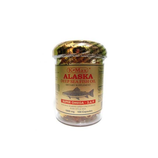 K-MAX ALASKA FISH OIL1000 MG 100 KAPSUL K-MAX ALASKA FISH OIL1000 MG 100 KAPSUL