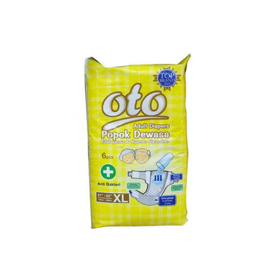 OTO ADULT DIAPERS XL 6 PIECES OTO ADULT DIAPERS XL 6 PIECES