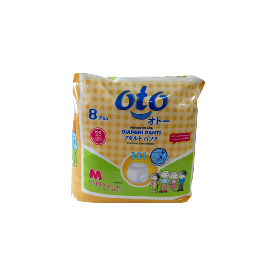OTO ADULT DIAPERS M 8 PIECES OTO ADULT DIAPERS M 8 PIECES