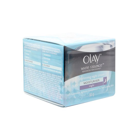 OLAY WHITE RADIANCE NIGHT RESTORING CREAM 50 GR OLAY WHITE RADIANCE NIGHT RESTORING CREAM 50 GR