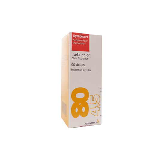SYMBICORT 80 MCG/4.5 MCG 60 DOSIS SYMBICORT 80 MCG/4.5 MCG 60 DOSIS