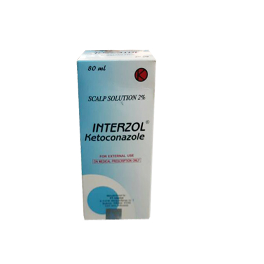 INTERZOL 2% SCALP SOLUTION 80 ML INTERZOL 2% SCALP SOLUTION 80 ML