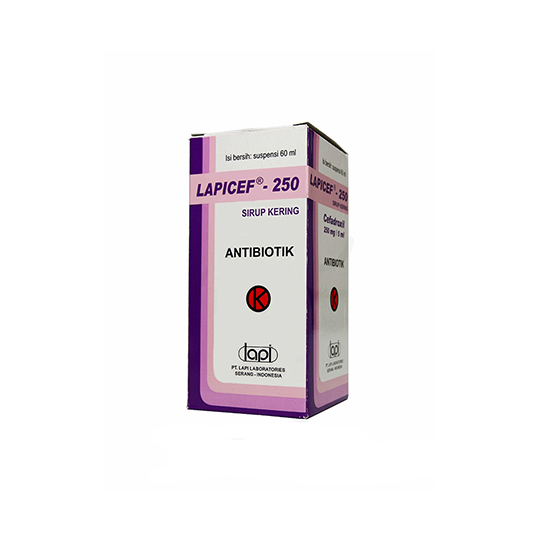 Lapicef Sirup 250 mg/5 ml 60 ml Lapicef Sirup 250 mg/5 ml 60 ml